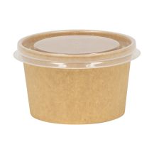 СОСИЕРА КАРТОН КРАФТ С ПЕТ КАПАК ф6х3.6см 60мл х50