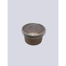 СОСИЕРА КАРТОН КРАФТ С ПЕТ КАПАК ф6х3.6см 60мл х50