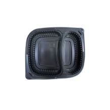 КОНТЕЙНЕР ПП МИКРО ДВЕ ОТДЕЛЕНИЯ ЧЕРЕН С ОТД КАПАК х50